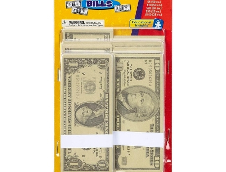 Set of 300 Bills of $1 to $100 Fake Counterfeit Money- Buzz Props