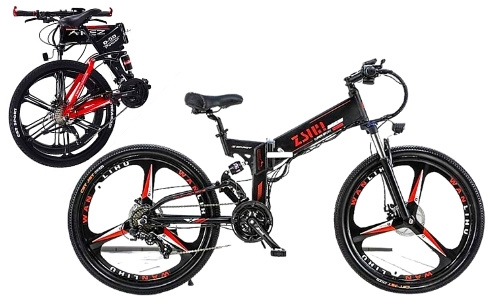 Vacoomcom Fat Tire Foldable Electric Mountain Bike